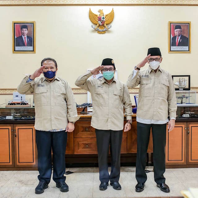 Silaturahim Gerakan Pramuka Jember dengan Bupati Hendy Siswanto